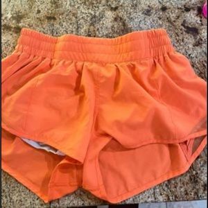 Orange lulu hottie hot shorts